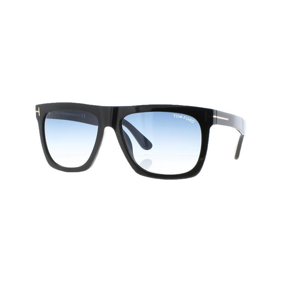 Tom Ford Morgan TF 513 Plastic Unisex Rectangle Sunglasses Black 57mm Adult