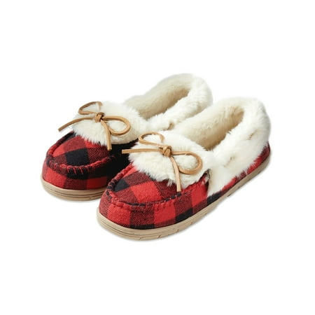 

Ritualay Women s Faux Fur Suede Slippers Moccasins Comfy Soft Indoor Outdoor Slip on Flat Loafer Moccasin