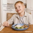 thumbnail image 5 of WeeSprout Baby & Toddler Non-Suction Plates with Lids, 100% Food Grade Silicone Plate, 3 Pack, 5 of 8