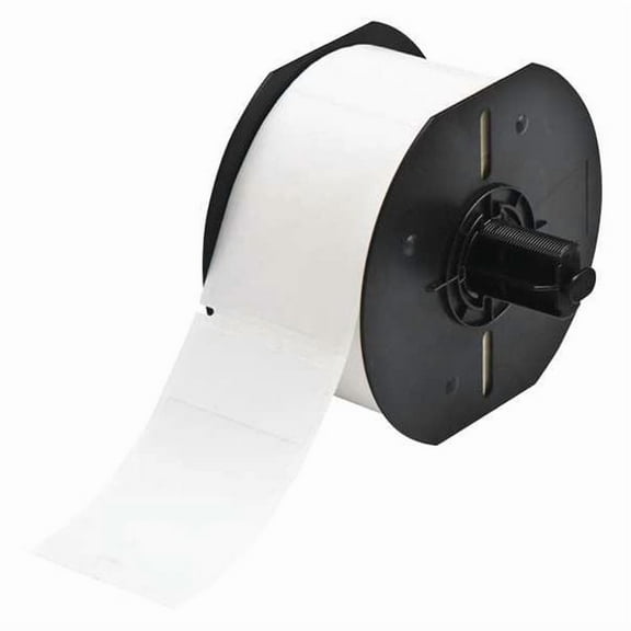 Brady Label Roll, White/Clear, Labels/Roll: 400 B33-27-427