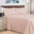 thumbnail image 2 of 400-Thread Count 100% Egyptian Cotton Lightweight Solid Sheet Set with Deep Pockets Ivory / Queen, 2 of 5