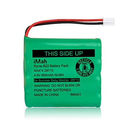 Replacement 29580-10 Battery for Summer Infant Baby Monitor 29580 29590 29610 29620 29630