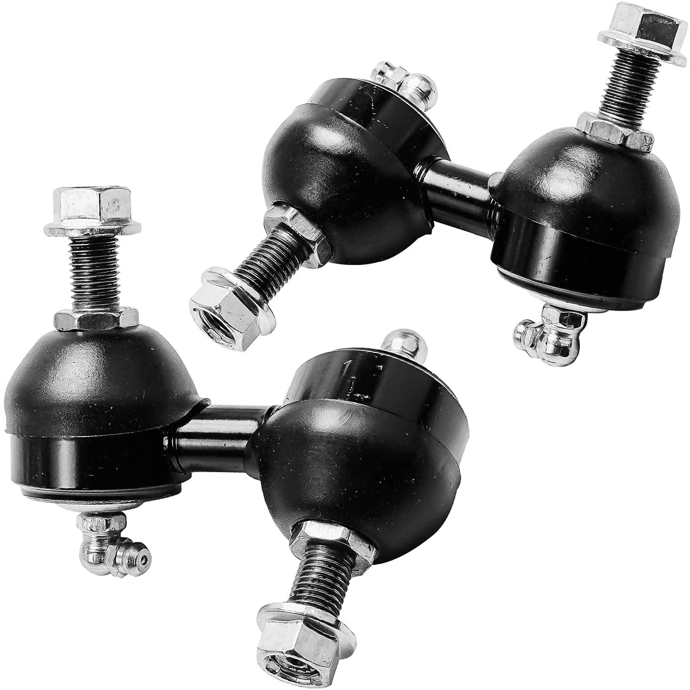 Detroit Axle - Front 14pc Suspension Kit for Honda Civic 2001 2002 2003 2004 2005, 2 Lower Control Arms 2 Ball Joints 4 Outer Inner Tie Rods 4 Front and Rear Sway Bars 2 Boots Replacement