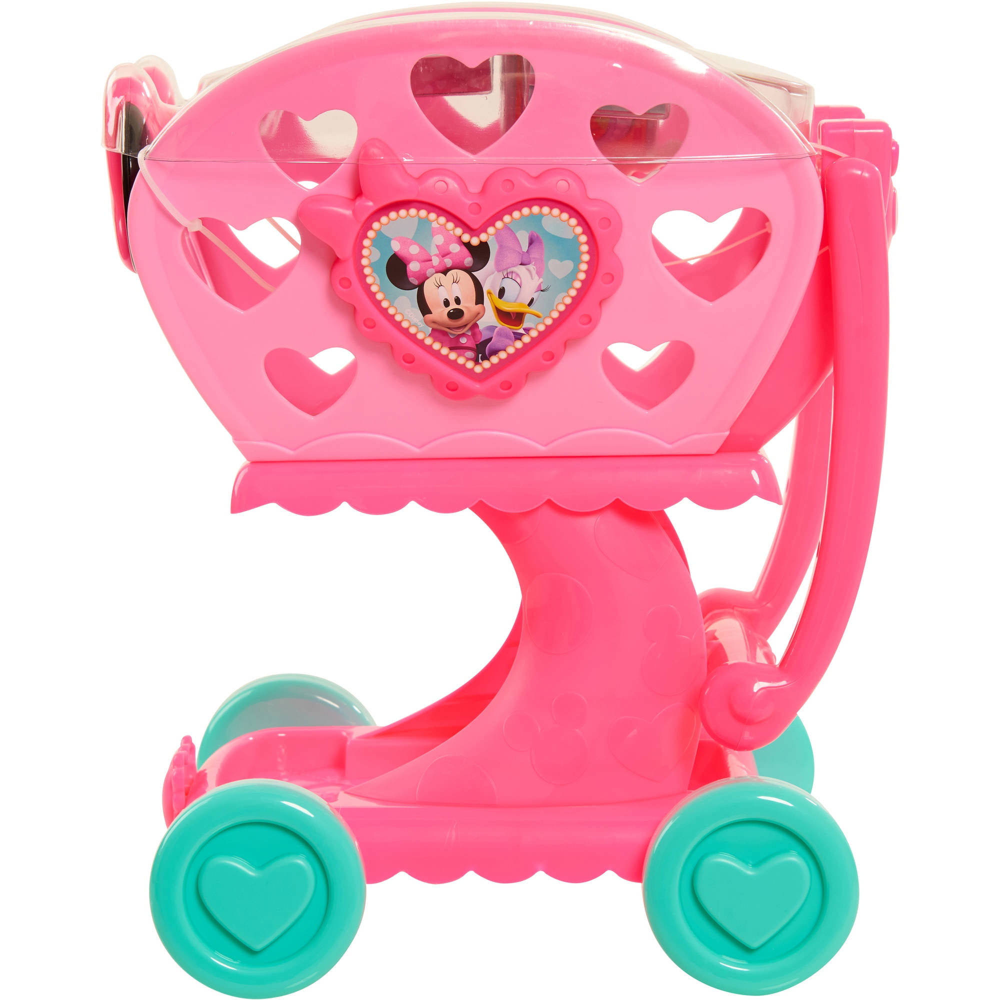 minnie mouse toy shopping cart
