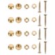 thumbnail image 1 of 8 Pcs Brass Screws Decorative Metal Nail Decorative Screws Screw Covers Decorative Caps, 1 of 2