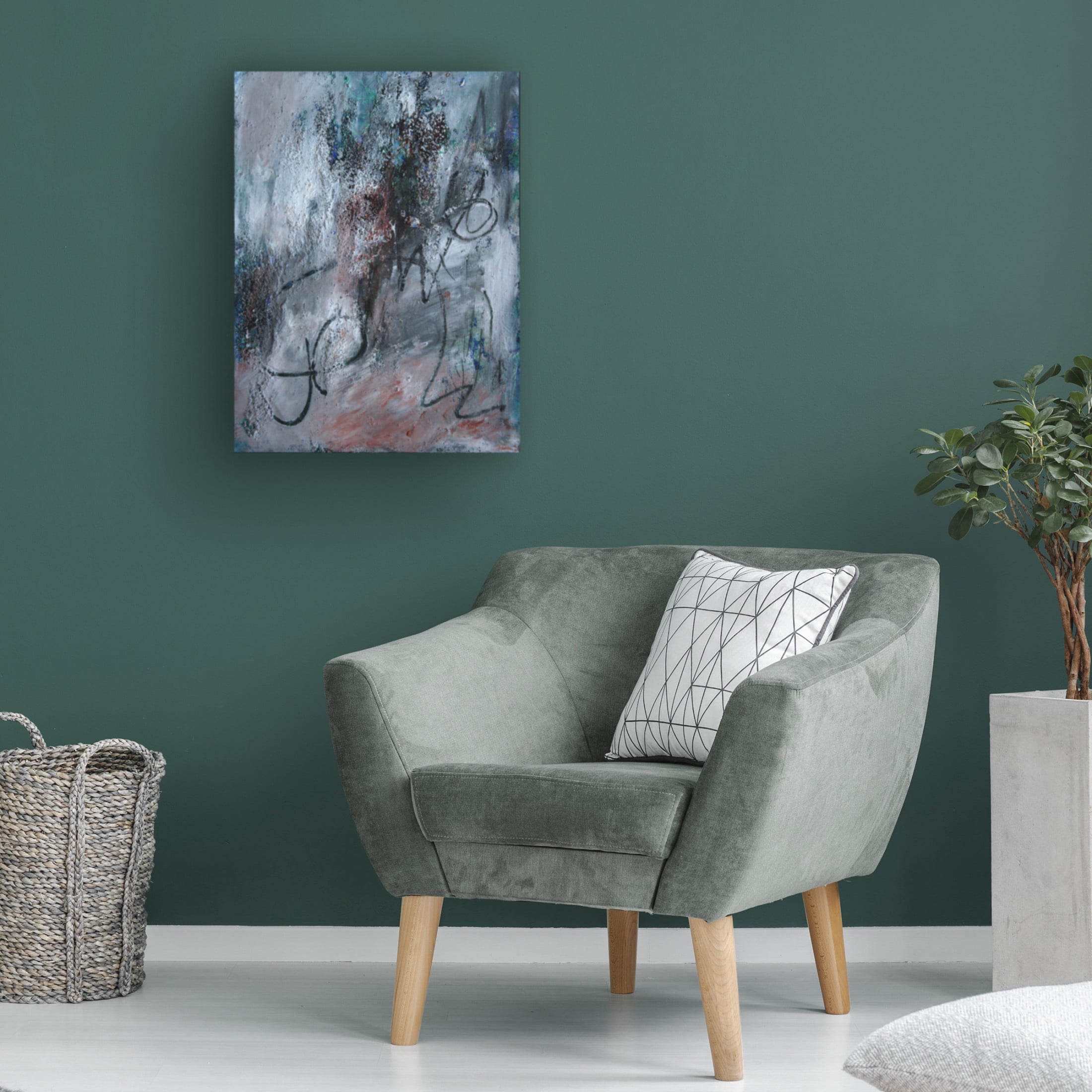 Canvas Wall Art - Deb Chaney 'Dw Iii' Wall Art for Living Room, Bedroom, or Office Décor by Trademark Fine Art - 14 x 19 Inches