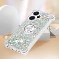 thumbnail image 4 of Funda para Xiaomi Redmi Note 13 Pro Plus 5G con Brillo Líquido Flotante, Purpurina, Parachoques y Anillo Giratorio Soporte, 4 of 5