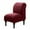 Red, variant on Chair Covers High Stretch Armless Chair Covers for Living Room Luxury Thick Velvet Chair Slipcovers Modern Furniture Protector with Elastic Bottom, Machine Washable