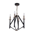 thumbnail image 2 of 55534-FBSB Craftmade Lighting The Reserve - 4 Light Foyer In Transitional Style-24.25 Inches Tall and 17.5 Inche Wide     -Traditional Installation, 2 of 2