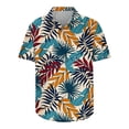 thumbnail image 5 of Xysaqa Mens Hawaiian Tropical Print Shirts Casual Short Sleeve Button-Down Shirt Summer Beach Shirts (S-5XL Big & Tall), 5 of 5