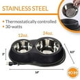 thumbnail image 2 of K&H Manufacturing Thermo-Kitty Cafe Heated Food & Water Bowl, 2 of 6