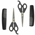 thumbnail image 4 of 4 PC Hair Cutting Scissors Set Barber Shears Professional Salon Scissors Comb, 4 of 5