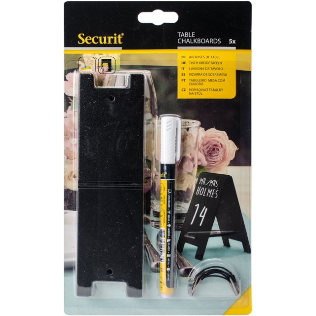 Panneaux de Tableau à Craie Mini 6.7"X1.97"-5/Pkg