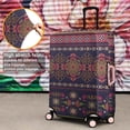 thumbnail image 4 of Purple Boho Tribal Floral and Mandalas Pattern Luggage Cover Fashion Suitcase Cover Baggage Covers Fit 25-28 Inch Luggage (Go Travel), 4 of 5
