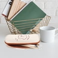 thumbnail image 3 of Shisuyan Canvas Pencil Case with Zipper for Storage Use Beige Large Capacity Fits Pens Pencils Rulers 6.3 Inches, 3 of 8