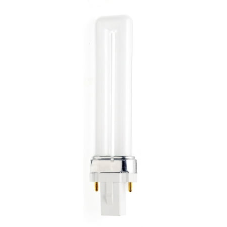 

Satco Lighting S6704 Single 7 Watt T4 G23 Compact Fluorescent Bulb - Frosted