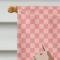 thumbnail image 3 of Carolines Treasures BB7921CHF Guanaco Drapeau de Maison en Toile à Carreaux Roses, 3 of 4