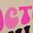 Tan, variant on In October, We Wear Pink, Breast Cancer Awareness Quote, Groovy Retro Wavy Text Merch Gift, White T-Shirt, Small