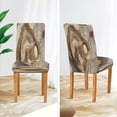 thumbnail image 5 of BZSMCE Chairs Slipcovers Dining Chair Covers Cappuccino Painting Creative Pattern, 5 of 7