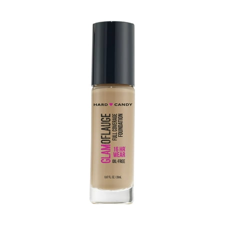 2 PACK HARD CANDY FULL COVERAGE FOUNDATION OIL FREE GOLDEN SAND 1515