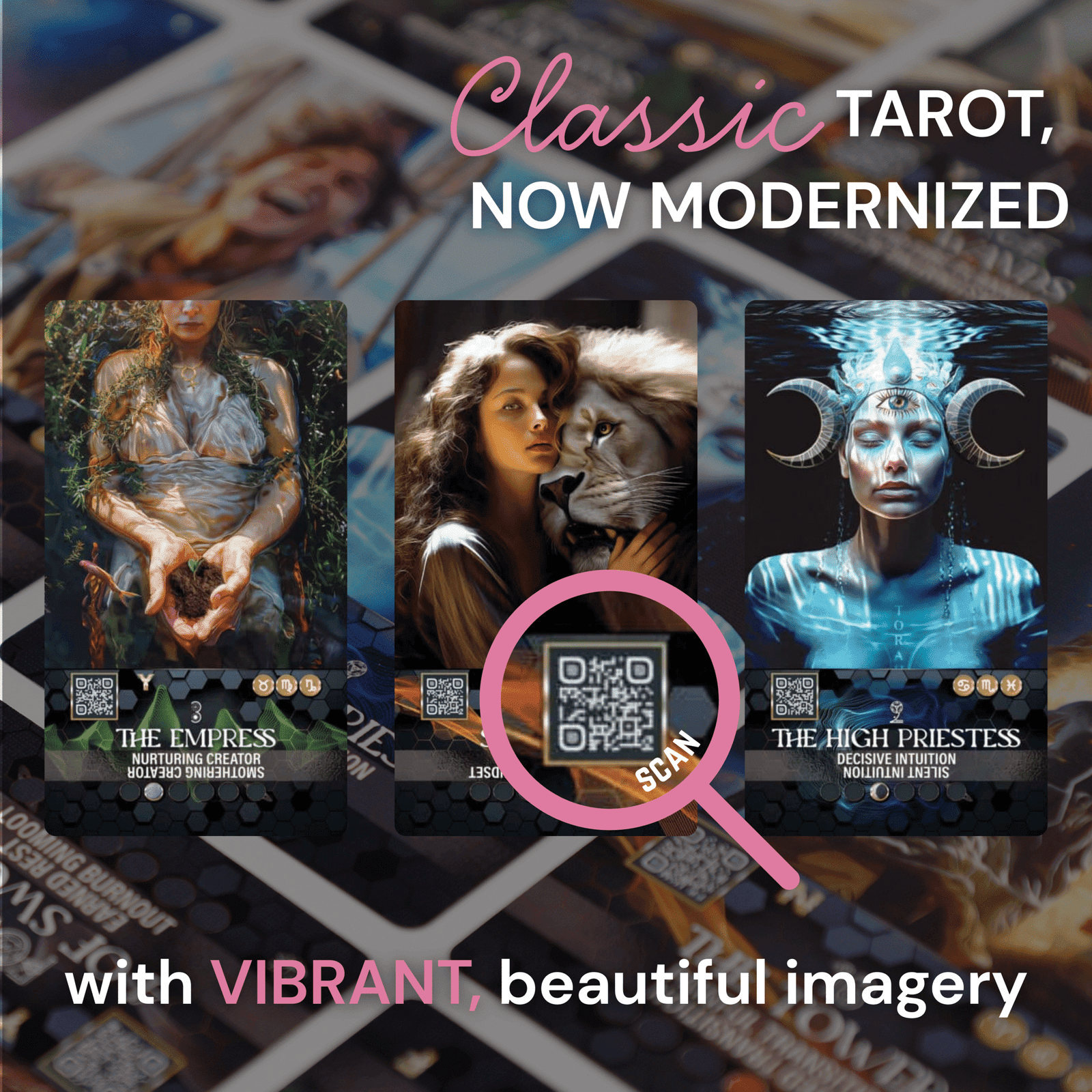 The Talking Tarot Deck & Guide: 78 Cards That Can Read Themselves | Instant, Interactive Readings