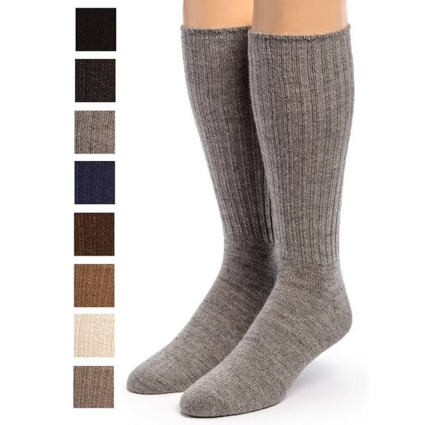 Warrior Alpaca Socks Ribbed Casual Crew Alpaca Socks