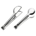 thumbnail image 3 of 2 pinzas para alimentos, clip de acero inoxidable para cocina, pinza multifuncional para alimentos (plateado), 3 of 6