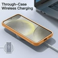thumbnail image 6 of JETech Matte Case for Samsung Galaxy S24 5G, Frosted Translucent Back Protective Slim Phone Cover, Anti-Fingerprints (Sandstone Orange), 6 of 6