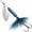 Black, Blue, variant on Blue Fox Whip Tail Deep Runner Inline Spinner 1/8oz Rainbow Trout Silver
