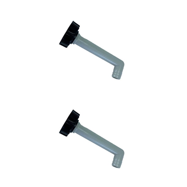 Kenally Contenedor IBC Boquilla de plástico Grifo de drenaje Depósito Conector de control de encendido / apagado Accesorios Piezas de repuesto Codo de 90° Codo 32mm 2piezas Kenally CBP495568