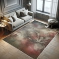 thumbnail image 5 of Ambesonne Bohemian Decorative Rug Carpet, Leaves Art Constellations, 2' 2" x 3' 7", Pale Ruby Grey Yellow, 5 of 5