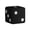 Black, variant on Ohmyroo Dice Shaped Low Stool Cube Ottoman Footrest for Living Room Bedroom Entryway Foot Rest Shoe Changing Extra Seating