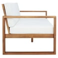 thumbnail image 4 of SAFAVIEH Emiko Outdoor Patio Loveseat Bench, Natural/Beige, 4 of 11