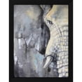 thumbnail image 2 of Lena Navarro 12x14 Black Modern Wood Framed Wall Art Titled - Majestic Pachyderm 1, 2 of 6