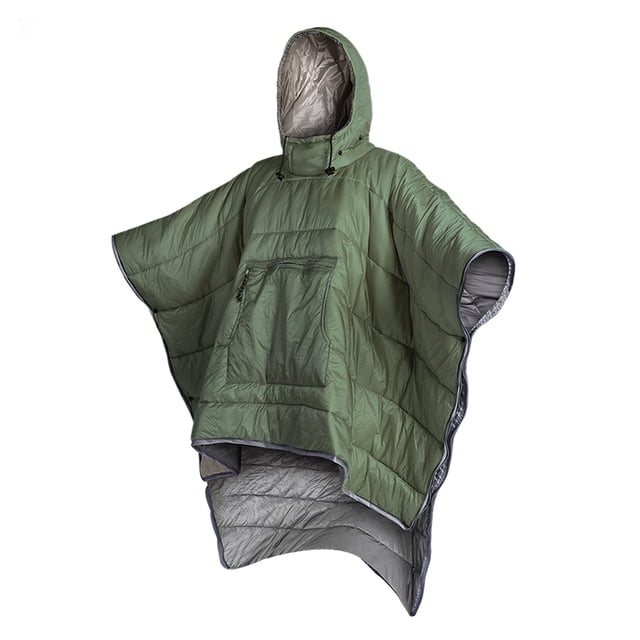 poncho de Couchage portable Extérieur Sac de Couchage Chaud Léger en Coton Adapté pour camping d'Hiver Voyage Randonnée