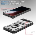thumbnail image 5 of Decase Case Compatible with Apple iPhone Air,Shockproof Impact Resistant with Slide Lens Protective Cover Case for iPhone Air 6.5 inch 2025 Release,Case with Rotation Ring Stand,A, 5 of 9