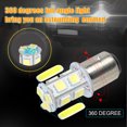 thumbnail image 5 of 10x 1157 BAY15D 13-SMD LED Tail Brake Stop Turn Signal Parking Light Bulbs White, 5 of 12