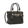 thumbnail image 2 of Big Buddha Faux Leather Women's Satchel with Floral Printed Pouch, 2 of 4