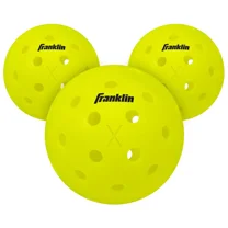 X-40 Performance Outdoor Pickleballs 3pk - Optic Yellow: Shell
