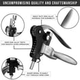 thumbnail image 4 of OPUX Premium Rabbit Wine Opener Set | Wine Tool Accessories with Rabbit Corkscrew Opener, Aerator, Stopper, Foil Cutter | Wine Bottle Opener Kit Gift Box for Housewarming, 4 of 7