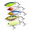 5pcs,3.14", variant on Whopper Fishing Lure For Bpopper Top Water Lures With Floating Rotating Tail Barb Treble Hooks In Saltwater Freshwater Plopping Ki
