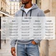 thumbnail image 3 of cllios Half Zip Hoodies for Men with Zippered Front Pocket Drawstring Long Sleeve Casual Hooded Pullover Sweatshirts, 3 of 9