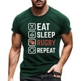 thumbnail image 4 of T-shirt de Rugby pour Hommes Fans de Sports Haut Décontracté - Tenues de Football Rétro pour Hommes T-Shirt d'Athlètes, 4 of 4