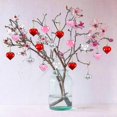 thumbnail image 2 of 12pcs/box Heart Shaped Hanging Ball Decorative Plastic Christmas Room Baubles Ball Xmas Tree Ornament JikaixSilver, 2 of 5