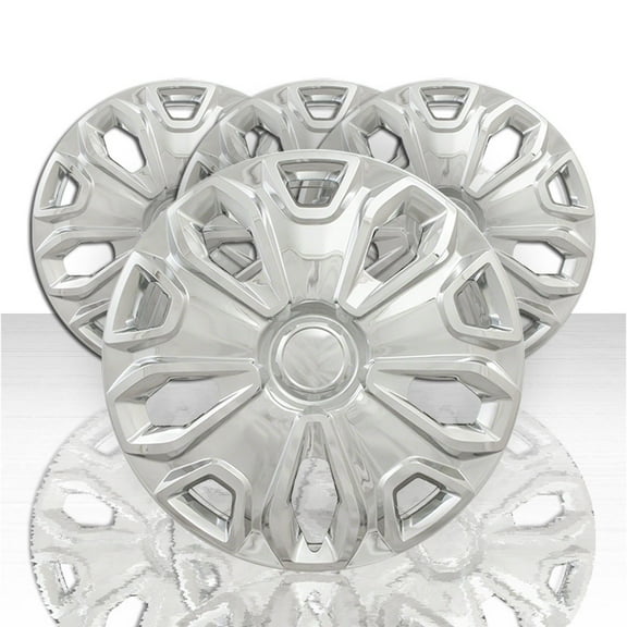 Set of 4 16' 5 Y Spoke Wheel Covers for 2014-2019 Ford Transit Connect - Chrome