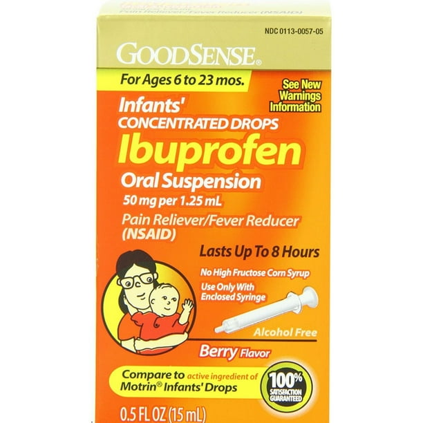 Good Sense Infant's Concentrated Drops Ibuprofen Oral Suspension, Berry