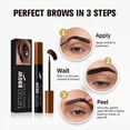 thumbnail image 6 of Brown Peel Off Eyebrow Tint,Long-lasting Tattoo Eyebrow Gel Easy Peel Off,Waterproof Brow Stain Gel,For Fuller & Defined Looking Brows, 6 of 9