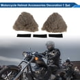 thumbnail image 2 of Accesorios para Casco de Motocicleta Decoración Orejas de Gato 3D para Cascos de Motocicleta Bicicleta Esquí Caqui Pegatina 1 Juego, 2 of 6