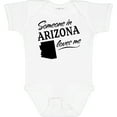 thumbnail image 3 of Inktastic Someone in Arizona Loves Me Boys or Girls Baby Bodysuit, 3 of 5