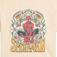 thumbnail image 2 of Marvel - Spider-Man Florals - Juniors Cropped Graphic T-Shirt, 2 of 4
